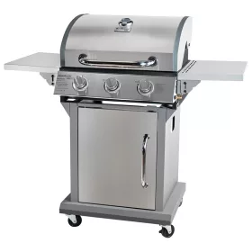   BORMANN ELITE GÁZ GRILLI ROZSDAMENTES ACÉL 3 ÉGŐ, öntöttvas GRILLEL (BBQ5030)