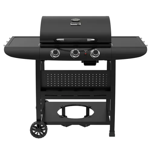 BORMANN ELITE BBQ6030 kovácsolt, 3 ÉGŐS kerti GÁZGRILL ÖNTÖTTVAS ráccsal (BBQ6030)