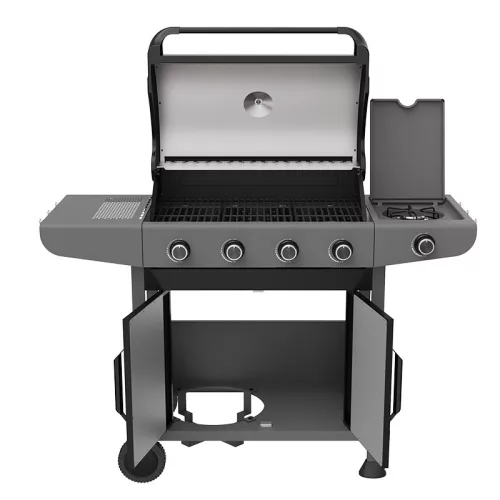 BORMANN Gázgrill 4+1 égővel 14,5 kW, öntöttvas ráccsal és oldalsó égővel (BBQ6041)