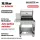BORMANN ELITE Kerti gázgrill 4+1 égős, 15,5 kW, öntöttvas ráccsal, 70,5 × 42 cm (BBQ7041)