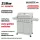 BORMANN ELITE Gázgrill 6+1 égős, öntöttvas grillráccsal, oldalsó égővel (BBQ7061)