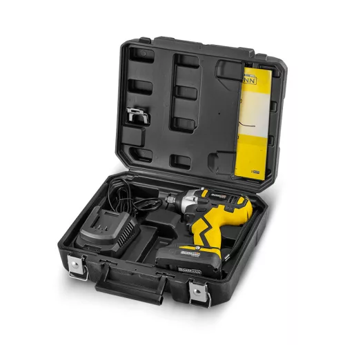 BORMANN Akkus ütvecsavarozó kofferben 20 V, 350 Nm, 1/2” befogással, 1 × 2 Ah akkuval (BCD2620)