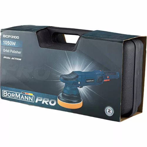 BORMANN Pro Polírozó 1050W, 150mm, 1400-4800rpm, lágyINDÍTÁS (BCP3100)