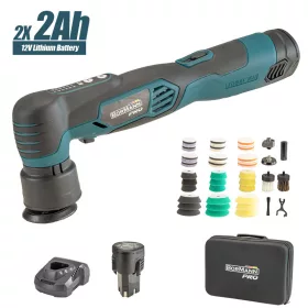   BORMANN Pro Akkus mini polírozógép 12 V, 38/50 mm, 2×2 Ah akkuval (BCP3850)