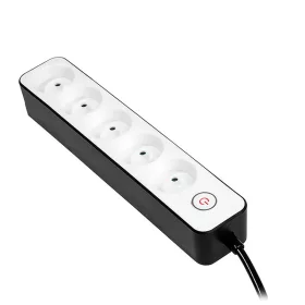   BORMANN 5 utas Konnektor elosztó,  hosszabbító aljzat, 3x1,5 mm w/ kapcsoló (BCR1012)