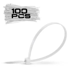   BORMANN Pro nylon gyorskötöző 2,5*100mm fehér 100db (BCR5000)