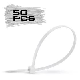   BORMANN Pro nylon gyorskötööző 9,0*450mm fehér 50db (BCR5032)