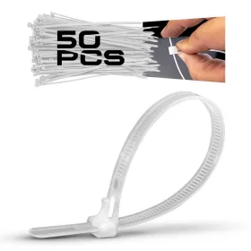   BORMANN Pro nylon gyorskötöző  4,6x200mm fehér 50db (BCR5094)