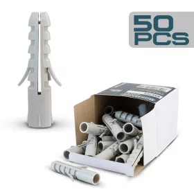 BORMANN Pro nylon dübel 10x50 szürke 50db (BCR5160)