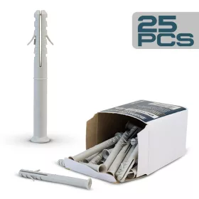 BORMANN Pro nylon dübel, 8x80 szürke 25db (BCR5166)