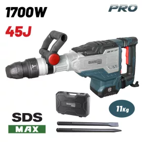   BORMANN Pro Bontókalapács 1700 W, 45 J, SDS-Max befogással (BDH3250)