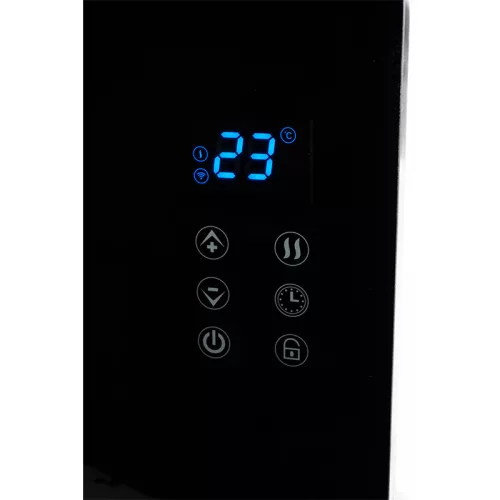 BORMANN ELITE elektromos fűtőtest 2000W, edzett üveg, 2 fokozat, LED kijelző, távirányító, termosztát, időzítő (BEH5250)