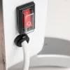 BORMANN ELITE elektromos fűtőtest 2000W, edzett üveg, 2 fokozat, LED kijelző, távirányító, termosztát, időzítő (BEH5250)