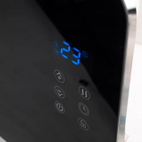 BORMANN ELITE elektromos fűtőtest 2000W, edzett üveg, 2 fokozat, LED kijelző, távirányító, termosztát, időzítő (BEH5250)