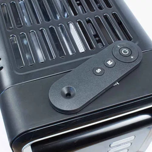 BORMANN ELITE TITANIUM Kvarc hősugárzó 2200W, LCD kijelző, távirányító, időzítő (BEH7300)