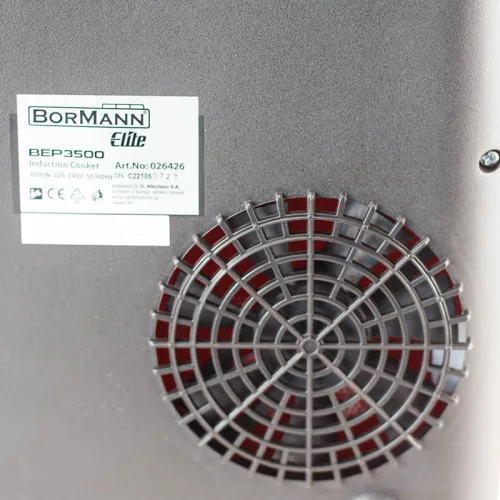 BORMANN Indukciós főzőlap 2000 W, 1 főzőzóna, érintővezérléssel (BEP3500)