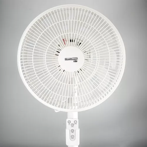 BORMANN ELITE ÁLLÓ VENTILLÁTOR 45W , TÁVIRÁNYÍTÓ ,  Átmérő: 30cm , FEHÉR (BFN4015)