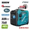 BORMANN Pro Inverteres benzines áramfejlesztő generátor 5000 W, 223 cm³, elektromos indítással, távirányítóval, ATS-sel és kerekekkel (BGB2050)