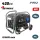 BORMANN Pro Benzines áramfejlesztő generátor 6000 W, 420 cm³, elektromos indítással, AVR-rel és kerekekkel (BGB8010)