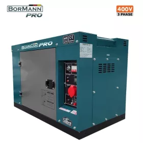   BORMANN Pro Dízel generátor ( áramfejlesztő )  9000W , 633cc , 3 fázis , léghűtéses , egyhengeres (BGB9800)