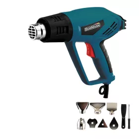   BORMANN Lite Hőlégfúvó 2000W, 2 fokozat, TARTOZÉKOKKAL (BHG2200)