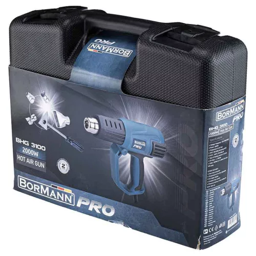 BORMANN Pro Hőlégfúvó 2000W, DIGITÁLIS KIJELZŐ (BHG3100)