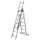 BORMANN Pro Háromrészes alumínium tolólétra 3 × 7 fokkal, 4,76 m, 150 kg (BHL5080)