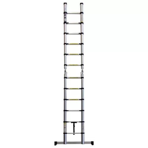 BORMANN Pro ALUMÍNIUM teleszkópos LÉTRA 12 fok, 1,9+1,9m, SOFT CLOSE (BHL5710)