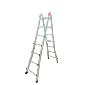   BORMANN Pro ALUMÍNIUM LÉTRA 4+4 fok, Csuklós és teleszkópos (BHL9080)