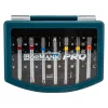 BORMANN Pro Bitkészlet bittartó adapterrel, 25 és 75 mm, S2 acél, 56 részes (BHT1610)