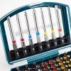 BORMANN Pro Bitkészlet bittartó adapterrel, 25 és 75 mm, S2 acél, 56 részes (BHT1610)
