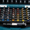 BORMANN Pro Bitkészlet bittartó adapterrel, 25 és 75 mm, S2 acél, 56 részes (BHT1610)
