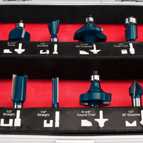 BORMANN Pro TÖBBFUNKCIÓS FÚRÓ - MARÓ - CSISZOLÓ SZERSZÁM KÉSEK KÉSZLET 12 DB (BHT1620)