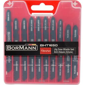   BORMANN Pro 13 részes dekopírfűrészlap készlet (BHT1650)