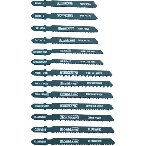 BORMANN Pro 13 részes dekopírfűrészlap készlet (BHT1650)