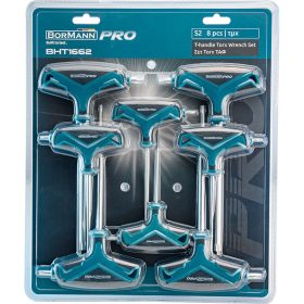   BORMANN Pro 8 részes TORX T-kulcs KÉSZLET, T10-T50 (BHT1662)