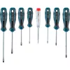 BORMANN Pro Csavarhúzó készlet lapos és Phillips profilokkal, 3 × 75–PH2 × 100 mm, fázisceruzával, S2 acél, 8 részes (BHT1664)