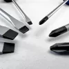 BORMANN Pro Csavarhúzó készlet lapos és Phillips profilokkal, 3 × 75–PH2 × 100 mm, fázisceruzával, S2 acél, 8 részes (BHT1664)
