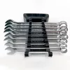 BORMANN Pro Csillag-villáskulcs készlet hajlított csillagvéggel, 10–17 mm, króm-vanádium acél, 8 részes (BHT1667)