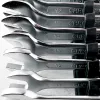 BORMANN Pro Csillag-villáskulcs készlet hajlított csillagvéggel, 10–17 mm, króm-vanádium acél, 8 részes (BHT1667)
