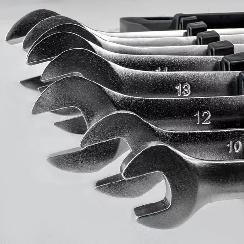 BORMANN Pro Racsnis csillag-villáskulcs készlet 8–19 mm, króm-vanádium acél, 8 részes (BHT1668)