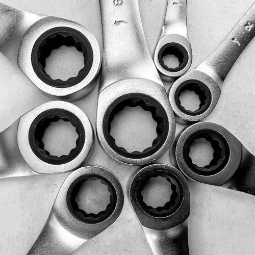 BORMANN Pro Racsnis csillag-villáskulcs készlet 8–19 mm, króm-vanádium acél, 8 részes (BHT1668)