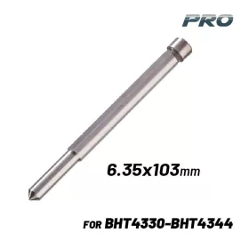   BORMANN Pro Központosító csap mágnesfúrógép HSS Weldon koronafúróihoz, 6,35 × 103 mm, BHT4330–BHT4344 koronafúrókhoz (BHT4299)