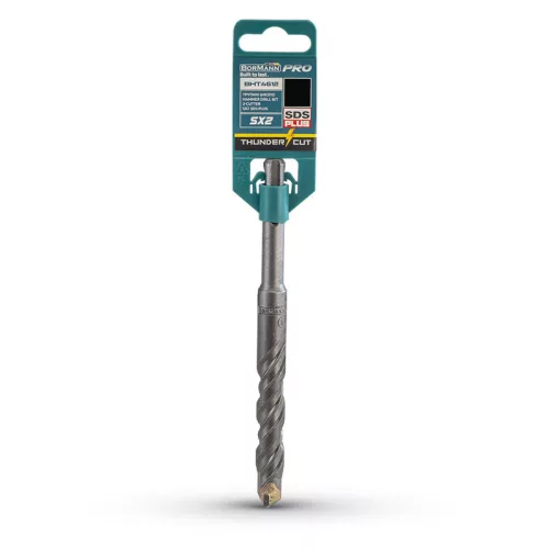 BORMANN Pro sds-plus sx2 kalapácsfúró 2-vágó 5x210mm (BHT4612)