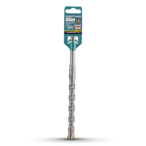 BORMANN Pro sds-plus sx4 kalapácsos fúrószár 4-vágó 12x210mm (BHT4710)
