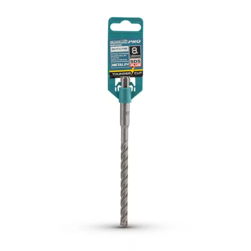 BORMANN Pro sds-plus metalx4 fúrókalapács 4-vágó 8x160mm (BHT4792)