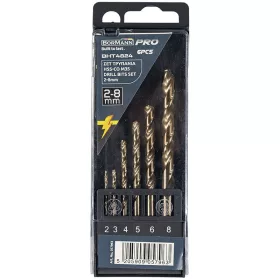 BORMANN Pro 6db hss m35 fúrókészlet 2-8mm (BHT4824)