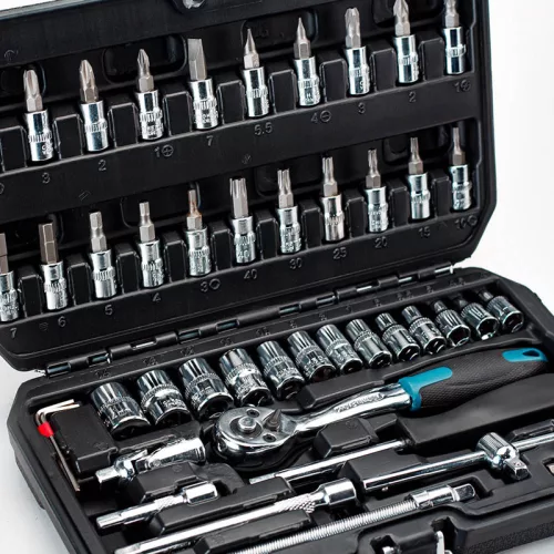 BORMANN Pro 46 részes 1/4'' dugókulcs készlet (BHT5100)
