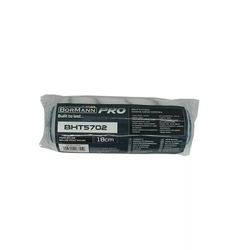 BORMANN Pro nylon festőhenger 23 cm 8 mm-es pálcás vázhoz (a fogantyú nem tartalmazza) (BHT5704)