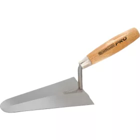   BORMANN Pro szénacél kerek símító 260mm fa nyél (BHT5848)